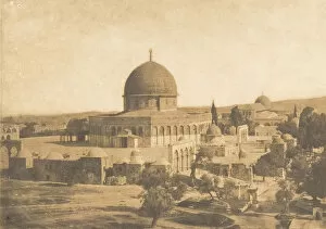 Mosque Of Omar Gallery: La Mosquee d Omar, a Jerusalem, August 1850. Creator: Maxime du Camp