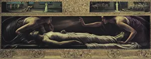 Saint Ines Prints: La muerte de santa Ines (The death of Saint Agnes)