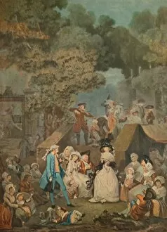 Philibert Louis Gallery: La Noce Au Chateau, (Wedding in the Chateau), 1789, (1913). Artist: Philibert Louis Debucourt
