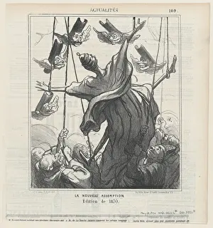 Ascension Prints: La Nouvelle Assomption, 1870. Creator: Honore Daumier
