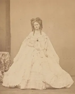 La peignoir plisie, 1860s. Creator: Pierre-Louis Pierson