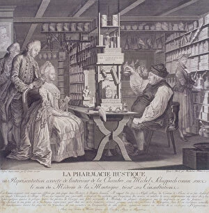 Images Dated 8th August 2006: La Pharmacie Rustique, c1775. Artist: Barthelemi Hubner