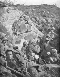 Moroccan Prints: La phase triomphante de Verdun; Nos coloniaux dans les fosses du fort de Douaumont