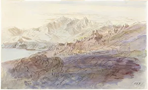 Lear Edward Prints: La Piana, 1868. Creator: Edward Lear