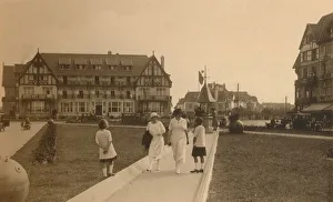 Coastal Resort Gallery: La Place Albert, c1900. Creator: Unknown
