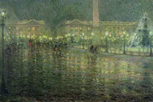 La Place de la Concorde, 1909. Creator: Le Sidaner, Henri (1862-1939)