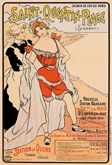 La plage de Saint-Quentin, 1897. Creator: Bac, Ferdinand (1859-1952)