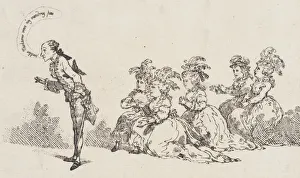 Hannah Humphrey Prints: La politesse Francoise, or The English Ladies Petition to His Excellency the Mushro
