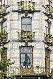 La Porteuse d Eau, Saint-Gilles, Brussels, Belgium, (1904), c2014-c2017. Artist