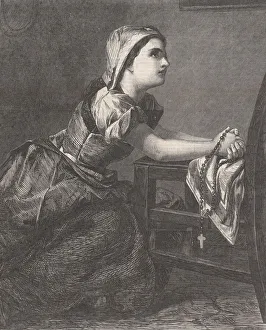 La Prière (The Prayer), from 'Illustrated London News', March 2, 1867 La Prière (The Prayer), from 'Illustrated London News', March 2, 1867