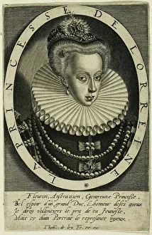 Thomas De Leu Prints: La Princesse de Lorreine, 1570/1600. Creator: Thomas de Leu