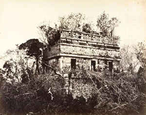 Charnay Gallery: La Prison, a Chichen-Itza, 1857-89. Creator: Desire Charnay