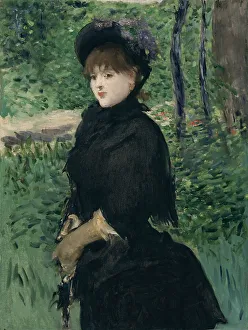 Edouard 1832 1883 Prints: La Promenade (Madame Gamby), 1880. Creator: Manet, Édouard (1832-1883)