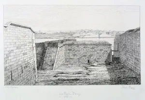 Paul Roux Prints: La Rapee-Bercy, Siege of Paris, 1870-1871. Artist: Paul Roux