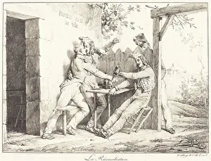 Emile John Horace Vernet Prints: La Reconciliation. Creator: Emile Jean-Horace Vernet