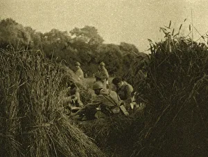 Somme Picardy France Prints: La Replique de Foch; A l'est de Montdidier; au cours de la progression; dejeuner