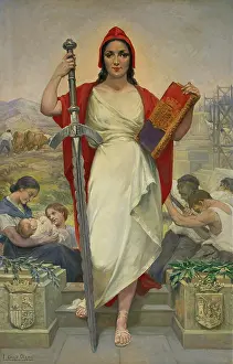 Republican Prints: La Republica, c1932. Creator: Diaz Olano, Ignacio (1860-1937)