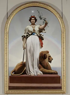 Olive Branch Prints: La République, between 1848 and 1849. Creator: Jean-Leon Gerome