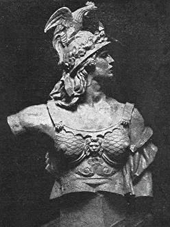 Athene Prints: La Republique de la Victoire, buste par L. Drivier, 1916. Creator: Leon-Ernest Drivier