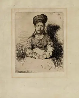 Whistler J Mcneill Prints: La Retamuse (The Tinker's Wife) (Kennedy 14)