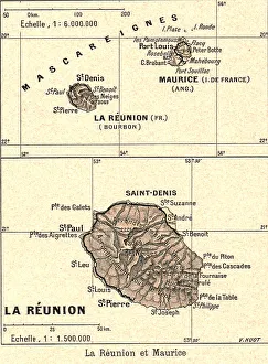 Mauritius Prints: La Reunion et Maurice; Iles Africaines de la mer des Indes, 1914. Creator: Unknown