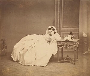 Countess De Castiglione Collection: La robe de soie, 1860s. Creator: Pierre-Louis Pierson