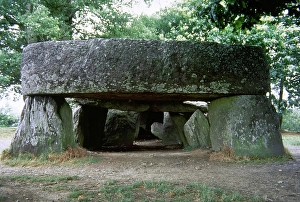La Roche-aux-Fees (The Faireis Rock), Esse, Brittany, France, 3000-2500 BC (1997). Creator: LTL