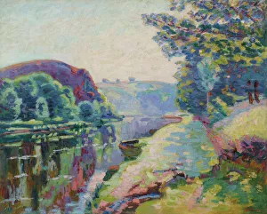 Guillaumin Prints: La Roche de L Echo, Crozant, c. 1907. Creator: Guillaumin