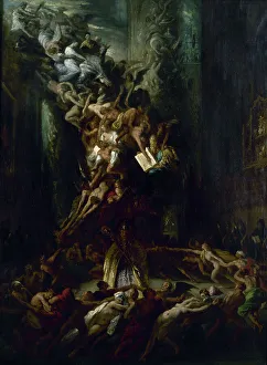 Victor Marie Hugo Prints: La Ronde du Sabbat, c.1861. Creator: Louis Candide Boulanger