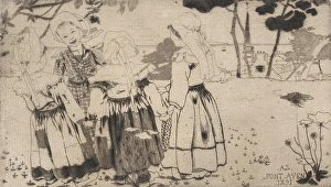 La Ronde de Pont-Aven (The Dance at Pont-Aven), 1891. Creator: Armand Seguin