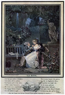 Philibert Louis Debucourt Gallery: La Rose, 1788 (1931).Artist: Philibert Louis Debucourt