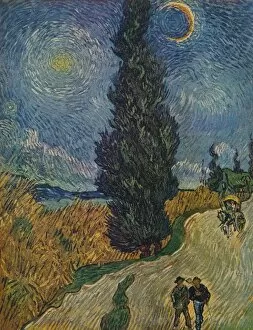 Machine Collection: La Route Aux Cypres, 1890. Artist: Vincent van Gogh
