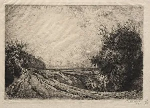 La Route de la Houssoye, 1913. Creator: Auguste Louis Lepere (French, 1849-1918)