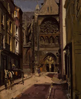 Sickert Walter Richard Prints: La Rue Pecquet, Dieppe, France, 1900 Walter Richard Sickert (d