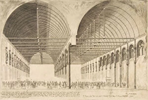 Charles Meryon Gallery: La salle des pas-perdus a l ancien Palais de Justice (The antechamber of the Palais de