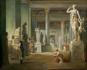 La salle des Saisons au Louvre. Artist: Robert, Hubert (1733-1808)