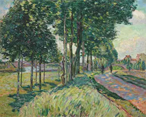 Banks Prints: La Seine a Charenton, c1880. Creator: Guillaumin, Jean-Baptiste Armand (1841-1927)