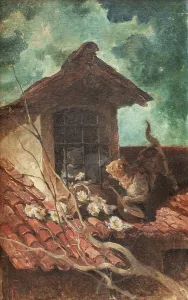 La serenata. Creator: Faccioli, Raffaele (1845-1916)