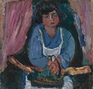 Belarus Gallery: La servante en bleu, ca 1934