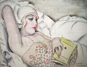 Reading Woman Prints: La Sieste, 1922. Creator: Wegener, Gerda (1886-1940)