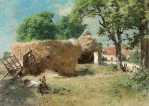 Harvest Prints: La sieste a la ferme des Greves (A nap at the Greves farm)