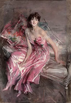 Boldini Prints: La signora in rosa