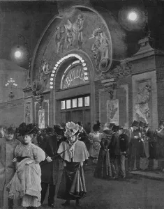 Librairie Dart Prints: La Sortie De Bullier, 1900