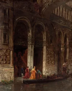 Bridge Of Sighs Prints: La sortie du Palais des Doges sous le pont des Soupirs