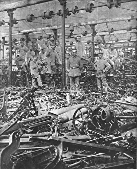 Textile Mill Prints: La Suppression de L'Industrie Francaise; la destruction au Marteau des metiers du tissage