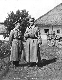 Generals Prints: La Supreme Offensive Russe; Le general Broussilof generalissime Russe; A sa droite