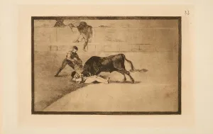 La Tauromaquia: The unfortunate death of Pepe Illo in the Madrid arena, 1815-1816. Creator: Goya, Francisco, de (1746-1828)