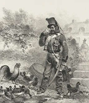 La Tentation, c1833. Creator: Auguste Raffet