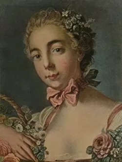 La Tete De Flore (Madame Deshayes), 1769, (1913). Artist: Louis Marin Bonnet