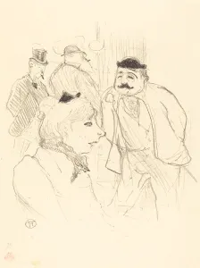 Toulouse Lautrec Henri De Prints: La Tige (Moulin-Rouge), 1894. Creator: Henri de Toulouse-Lautrec